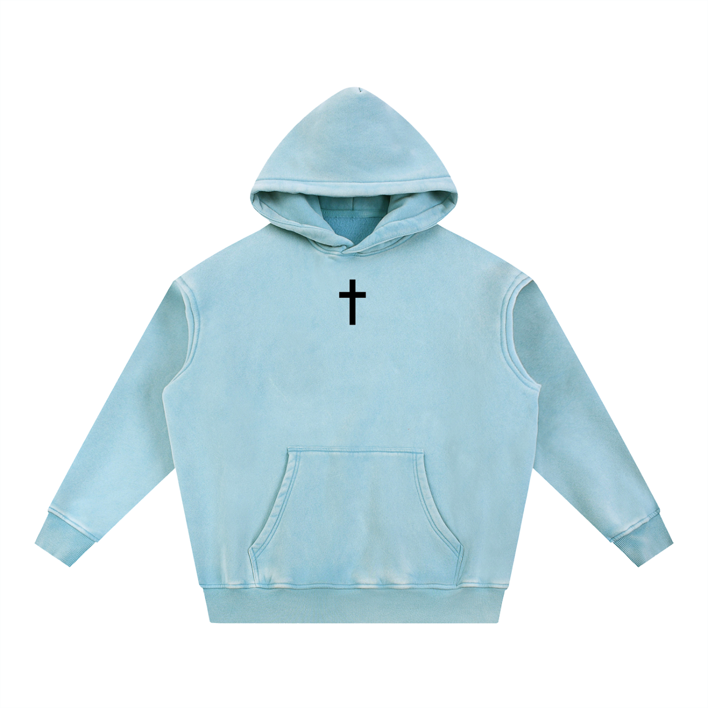 Snow Wash Oversize Hoodie