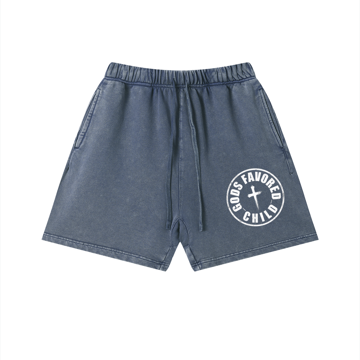 Unisex Vintage Wash Cotton Shorts