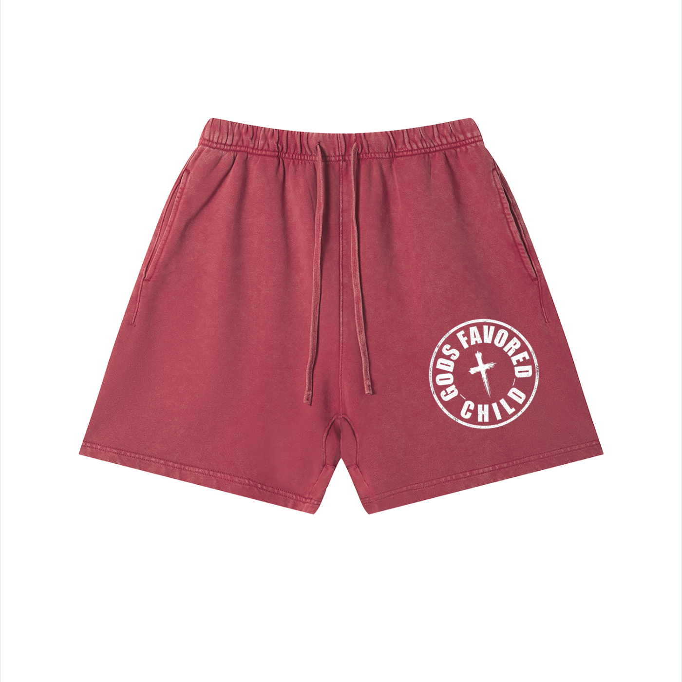 Unisex Vintage Wash Cotton Shorts