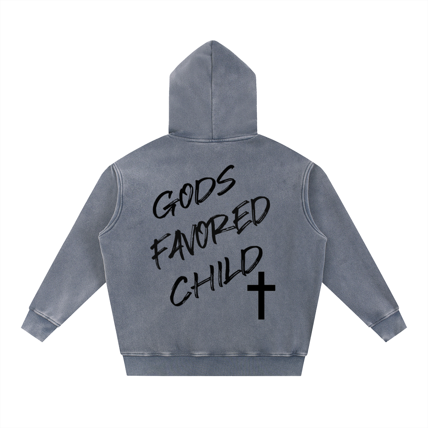 Snow Wash Oversize Hoodie