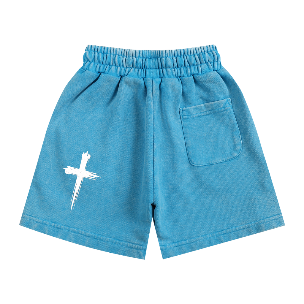 Kids Snow Washed Shorts