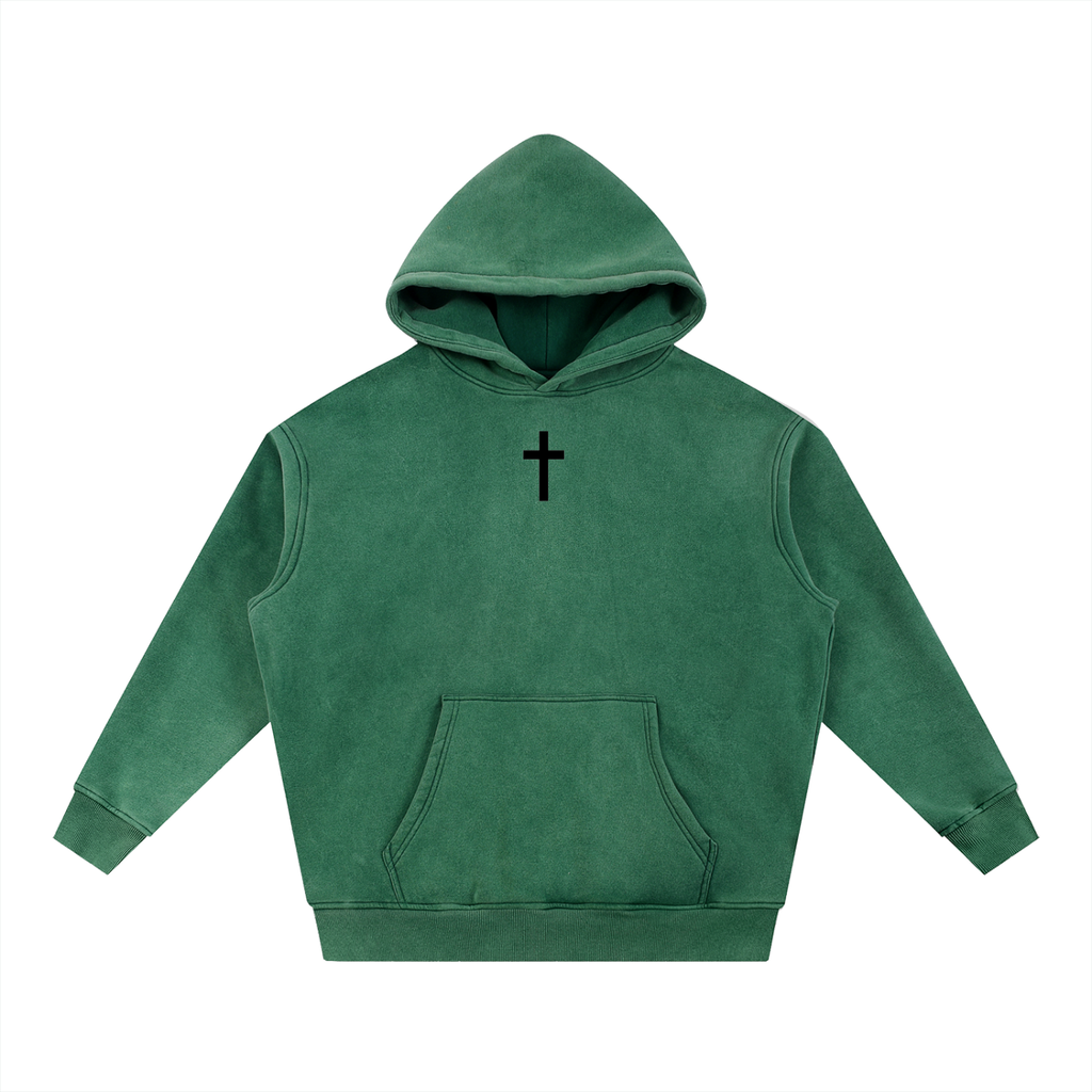 Snow Wash Oversize Hoodie