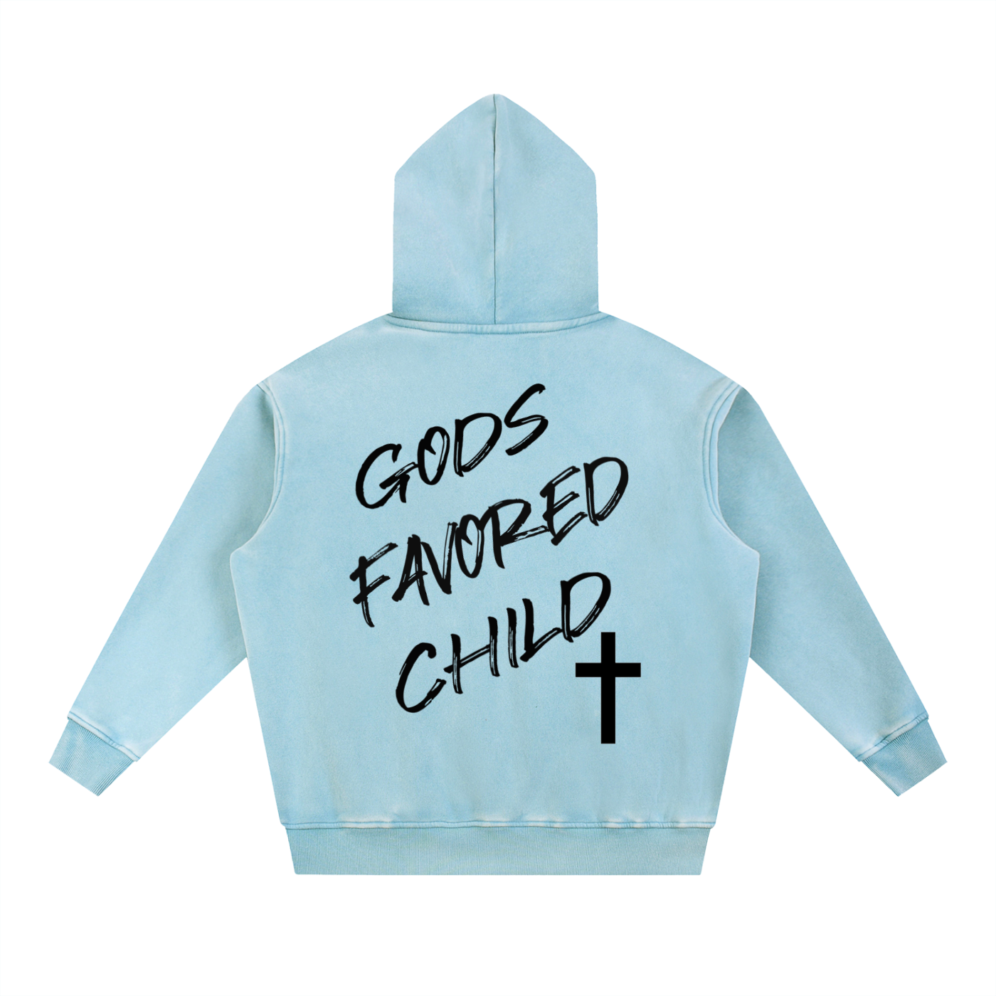 Snow Wash Oversize Hoodie