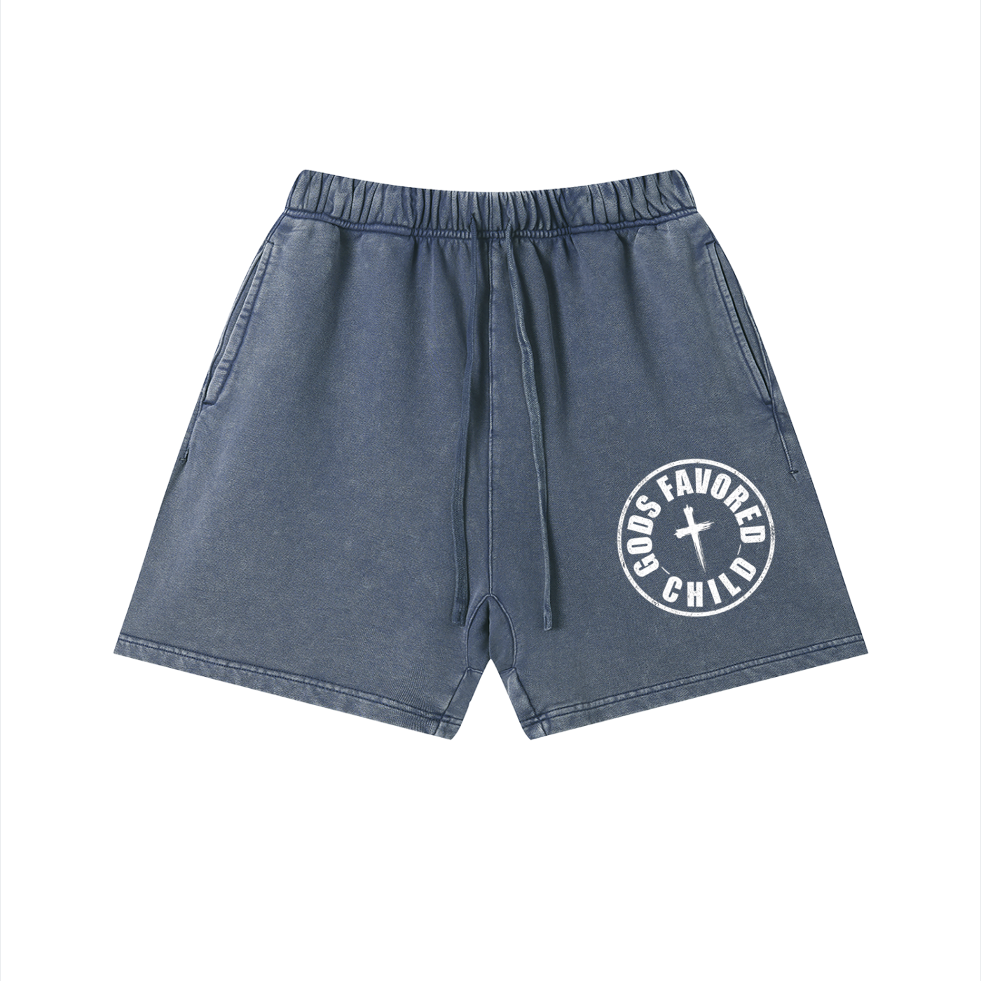 Unisex Vintage Wash Cotton Shorts