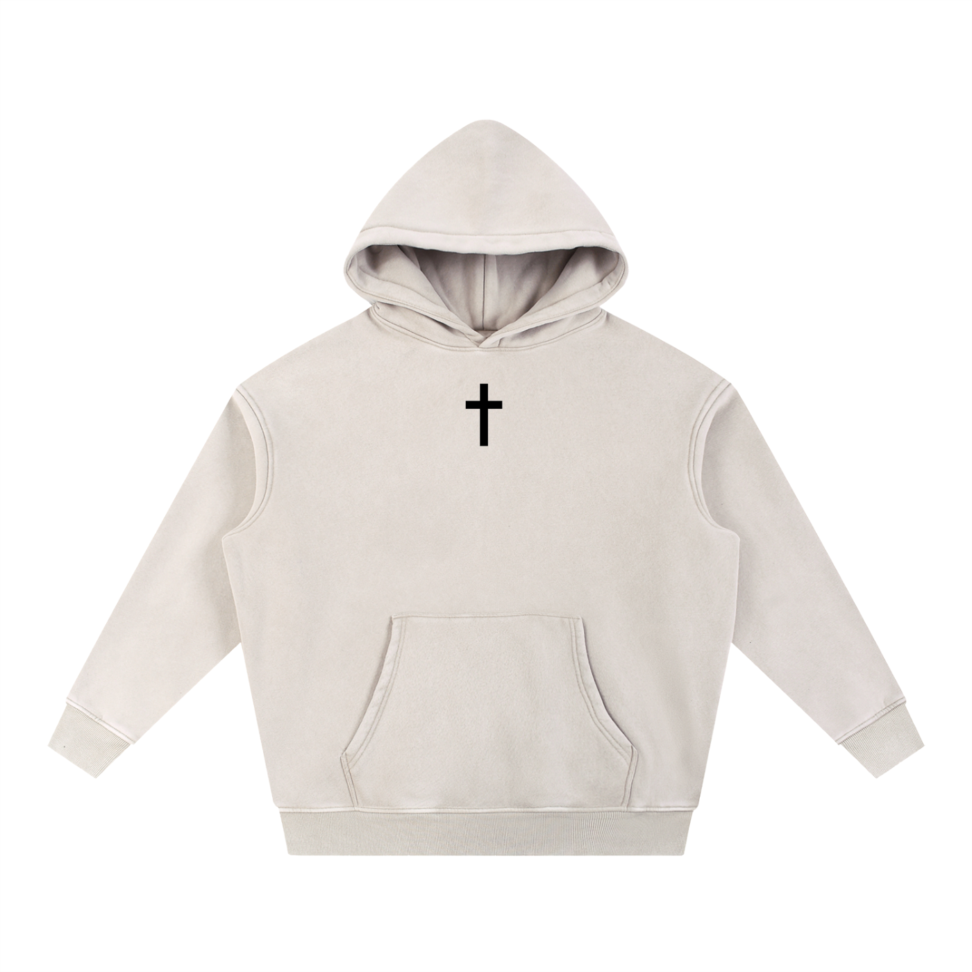 Snow Wash Oversize Hoodie