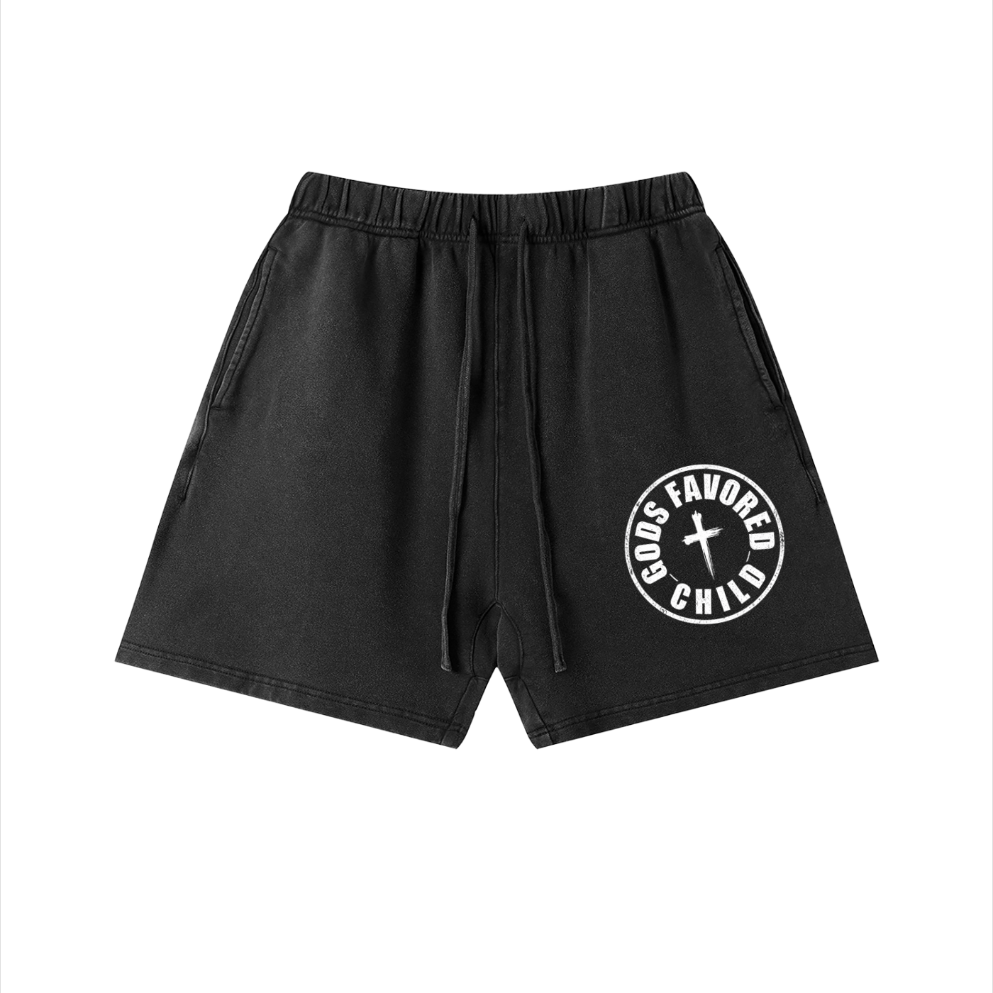 Unisex Vintage Wash Cotton Shorts