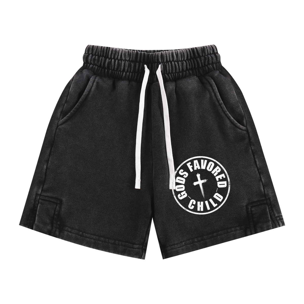 Kids Snow Washed Shorts