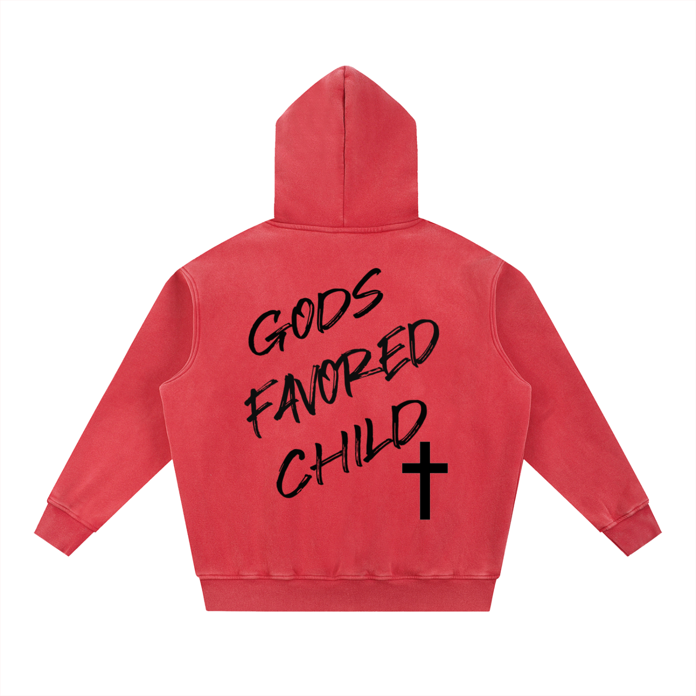 Snow Wash Oversize Hoodie