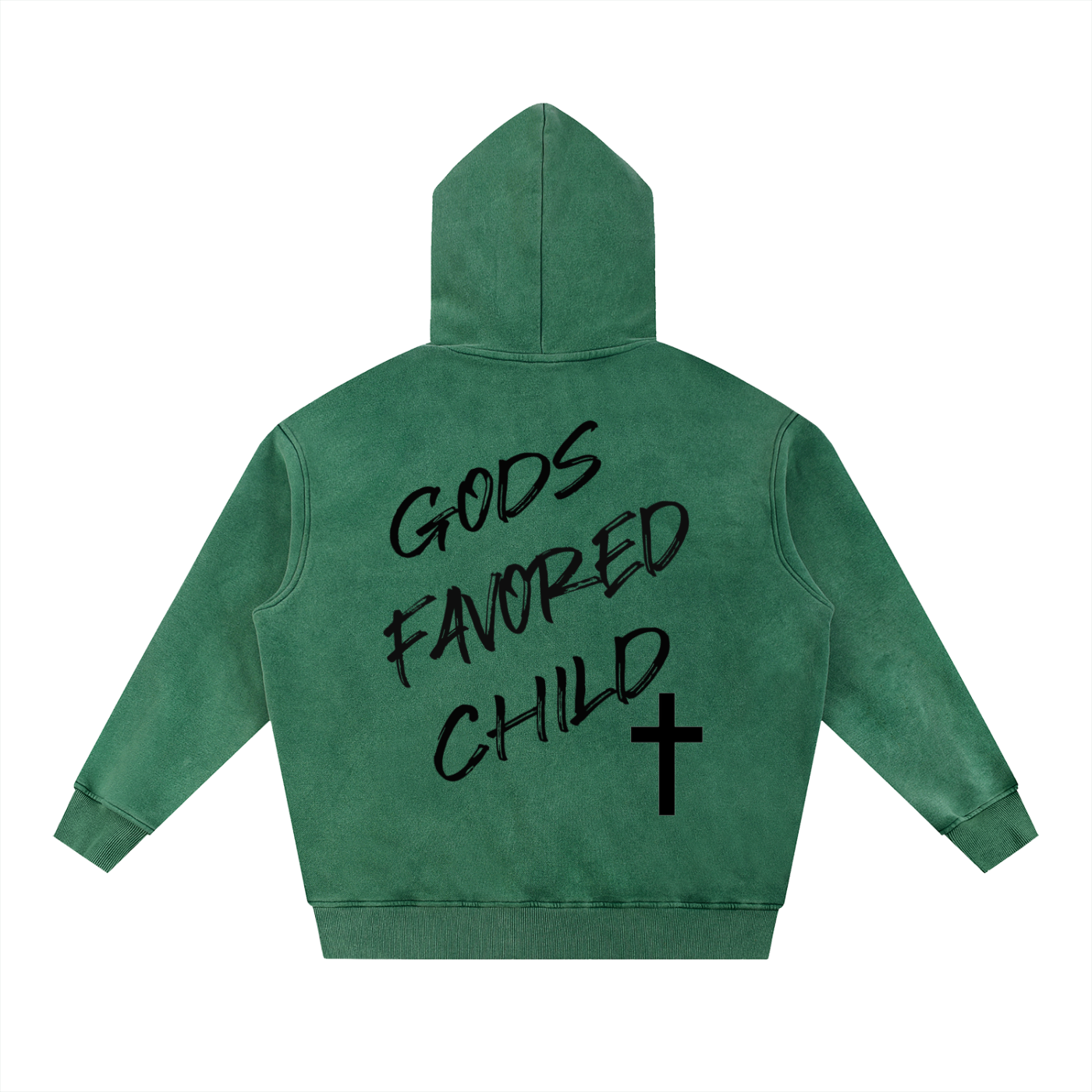 Snow Wash Oversize Hoodie