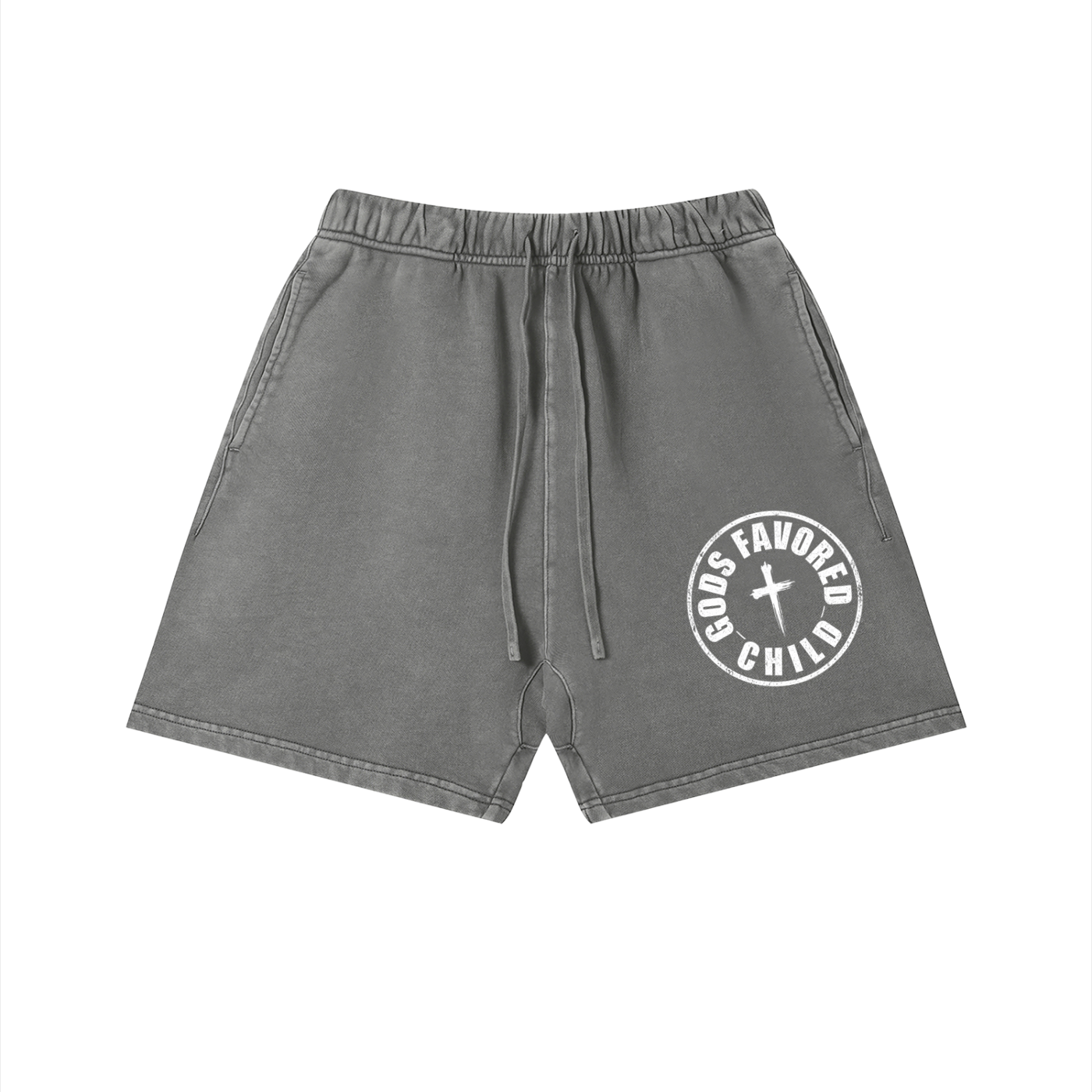 Unisex Vintage Wash Cotton Shorts