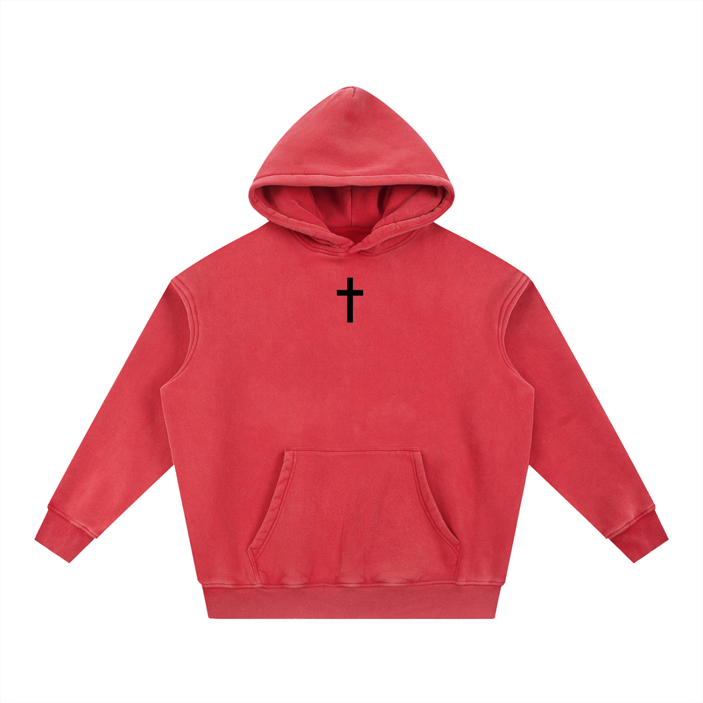 Snow Wash Oversize Hoodie