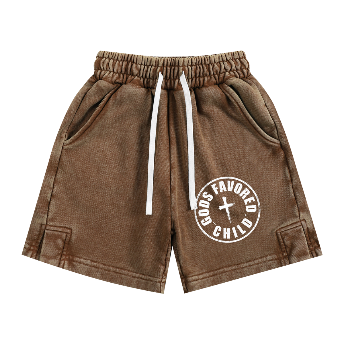 Kids Snow Washed Shorts