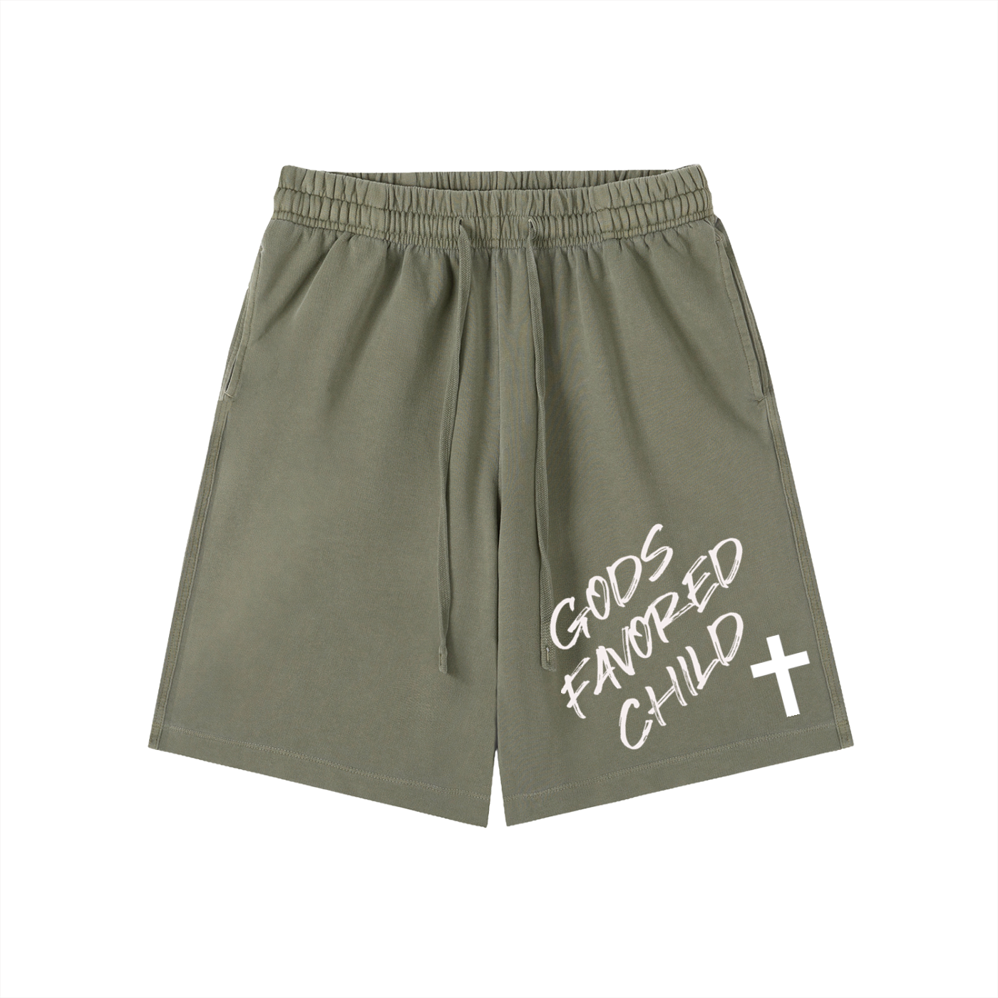 Vintage Wash Cotton Shorts