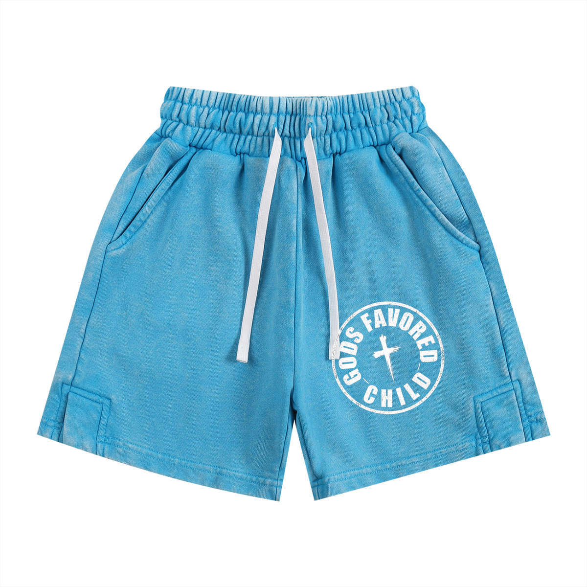 Kids Snow Washed Shorts
