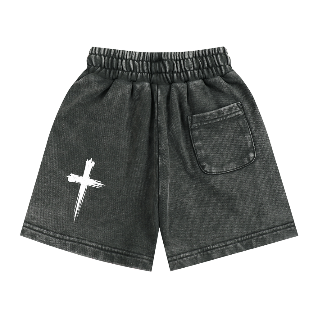 Kids Snow Washed Shorts