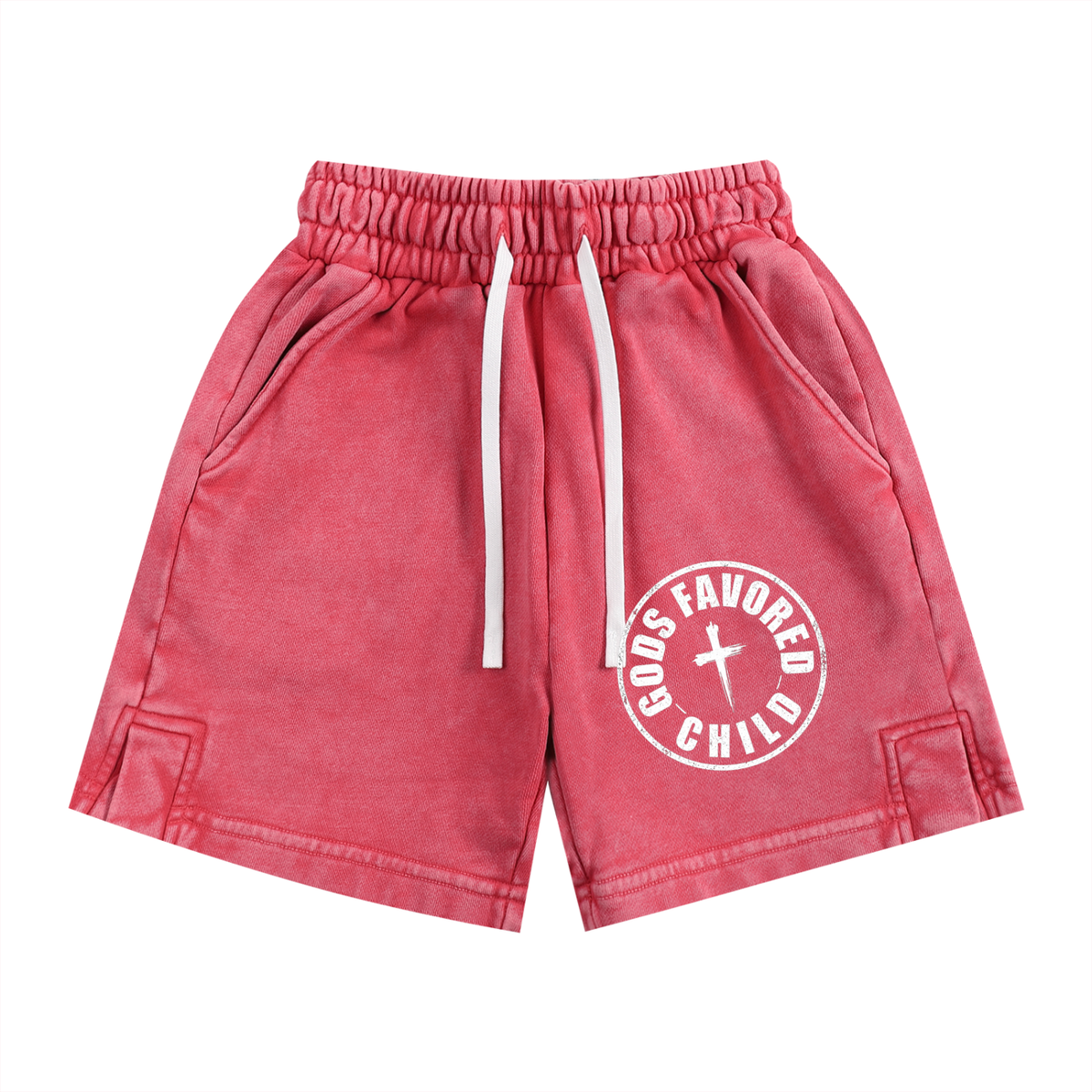 Kids Snow Washed Shorts