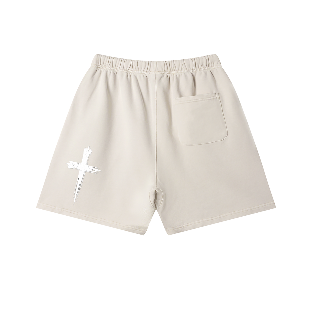 Unisex Vintage Wash Cotton Shorts