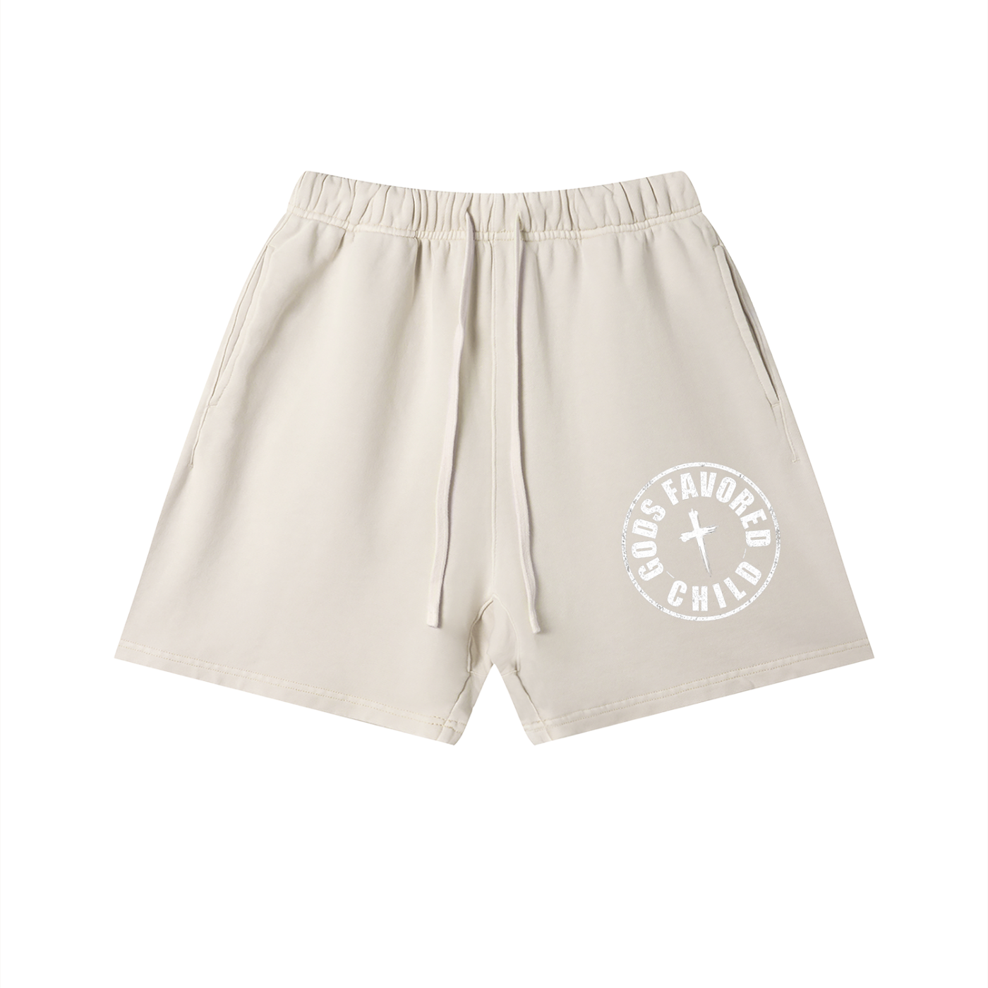 Unisex Vintage Wash Cotton Shorts
