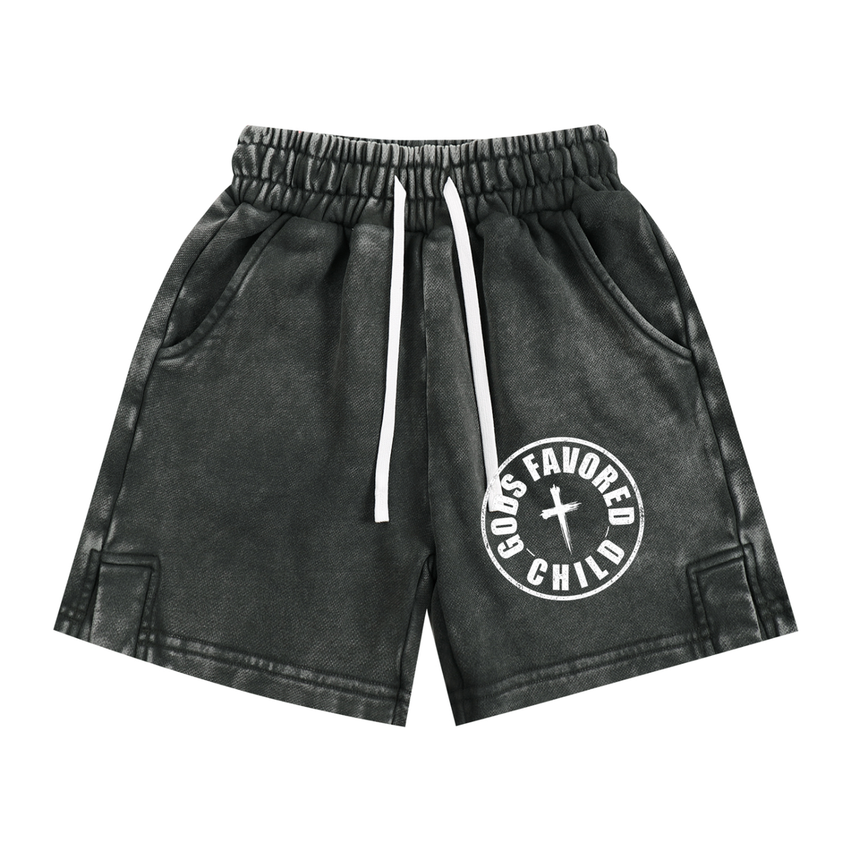 Kids Snow Washed Shorts
