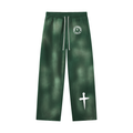 Unisex Sunfade Wide Leg Fleece Sweatpants